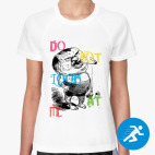 Женская спортивная футболка