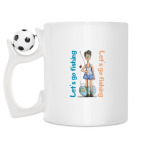 Кружка с футбольным мячиком