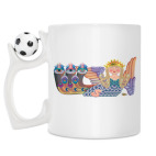 Кружка с футбольным мячиком