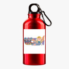 Металлическая бутылка 400 мл UV-DTF