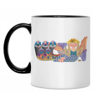 Кружка двухцветная