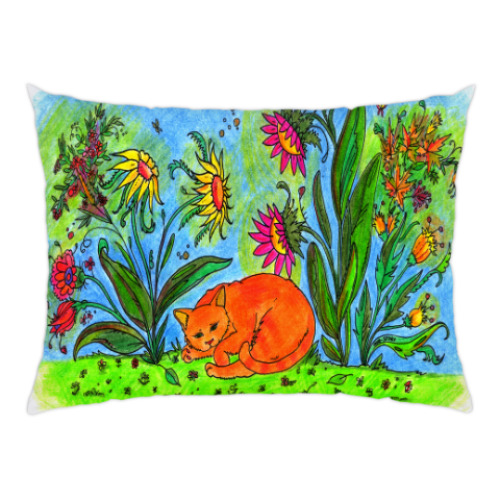 Подушка с принтом Летний сон