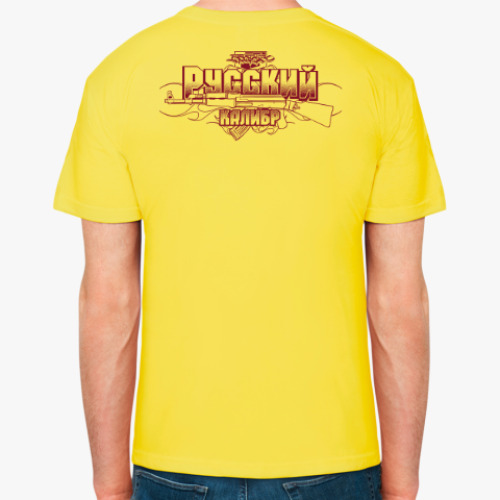 Футболка с принтом Русский Калибр