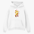 Толстовка худи оверсайз