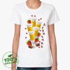 Женская футболка органик