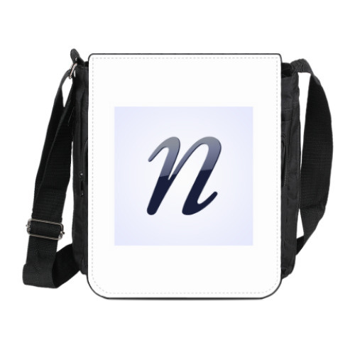 Сумка на плечо (мини-планшет) с принтом МИР NVIDIA