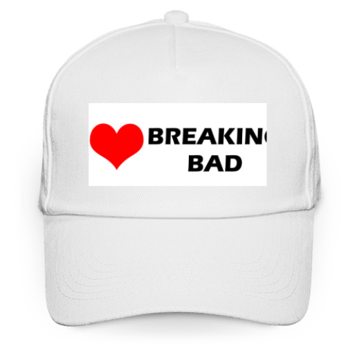 Кепка бейсболка Кепка / бейсболка, белая (печать)