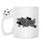 Кружка с футбольным мячиком