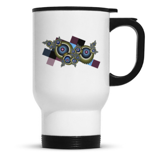 Кружка-термос с принтом Глаза