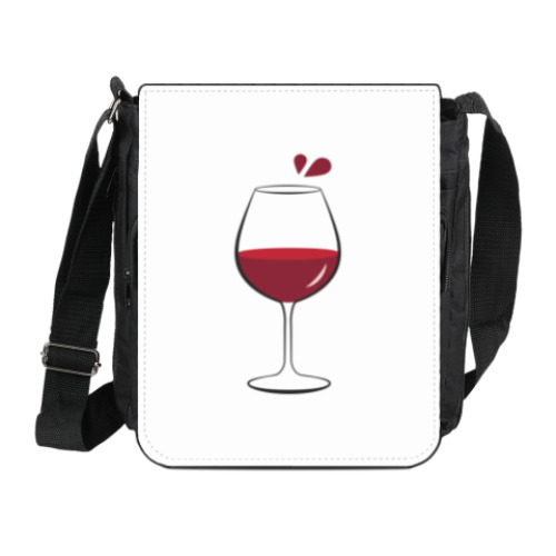 Сумка на плечо (мини-планшет) Вино
