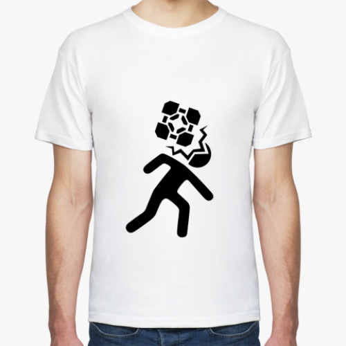 Футболка с принтом  'Companion Cube'