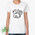 Женская футболка органик