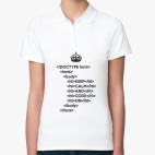 Женская рубашка поло