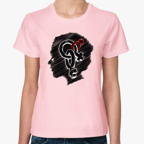 Женская футболка с принтом 2+1 Dreams