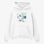 Толстовка худи оверсайз