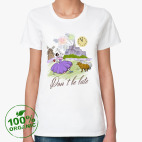 Женская футболка органик