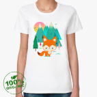 Женская футболка органик