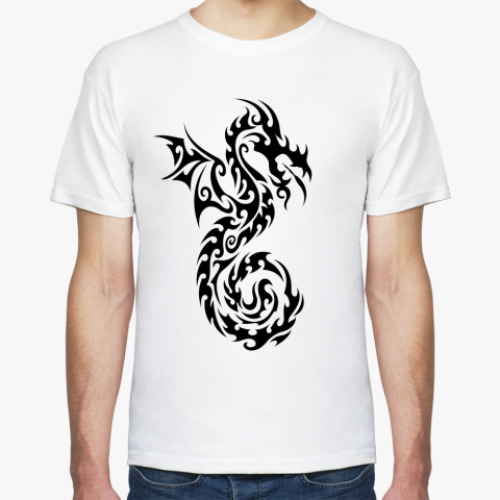 Футболка с принтом Дракон