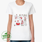 Женская футболка органик