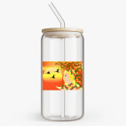 Банка с бамбуковой крышкой