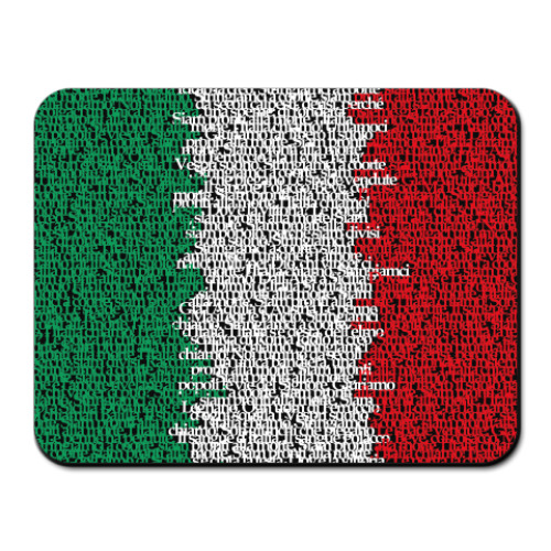 Коврик для мыши Флаг Италии