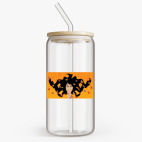 Банка с бамбуковой крышкой