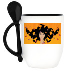 Кружка с ложкой