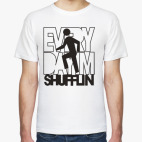 Классическая футболка  shufflin