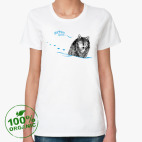 Женская футболка органик