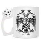 Кружка с футбольным мячиком