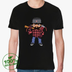 Мужская футболка органик