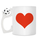 Кружка с футбольным мячиком