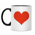 Кружка двухцветная