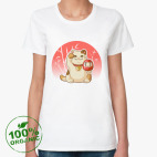 Женская футболка органик