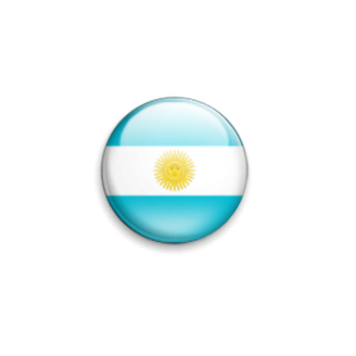 Значок 25мм Аргентина