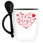 Кружка с ложкой