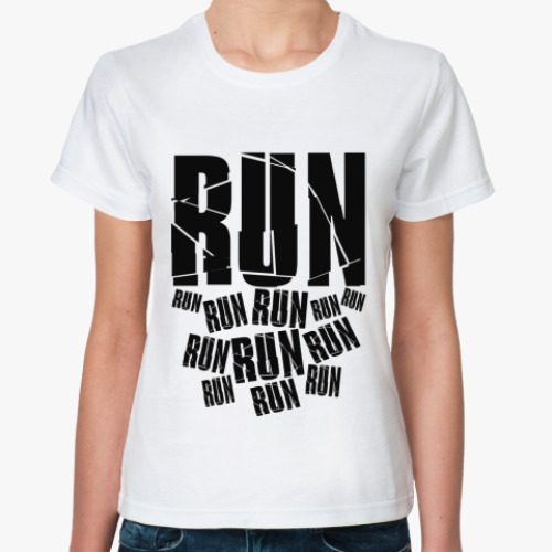 Классическая футболка RUN