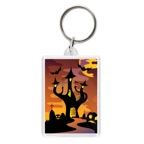 Брелок с принтом Замок