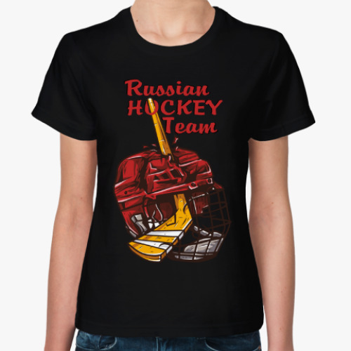 Женская футболка Russian Hockey Team