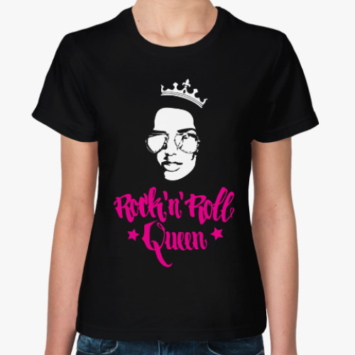 Женская футболка Rock'nRoll Queen