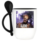 Кружка с ложкой