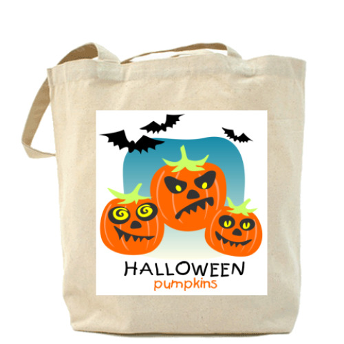 Сумка шоппер 'Тыквы'