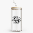 Банка с бамбуковой крышкой