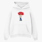 Толстовка худи оверсайз