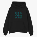 Толстовка худи оверсайз