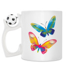 Кружка с футбольным мячиком