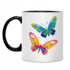 Кружка двухцветная