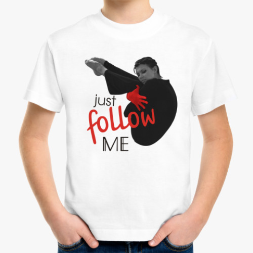 Детская футболка Just follow me