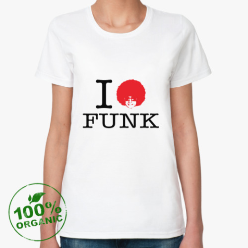 Женская футболка из органик-хлопка FUNK
