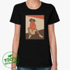 Женская футболка органик